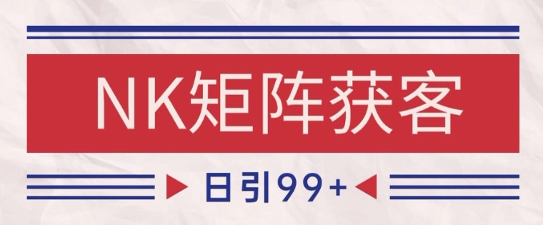小红书某音NK赛道引流获客 自热矩阵日引200+【揭秘】-铁峰聊项目