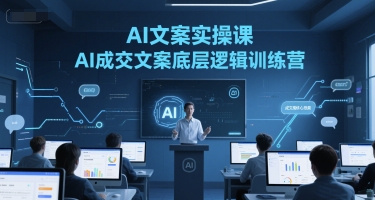 AI文案实操课，AI成交文案底层逻辑训练营-创浪聊项目