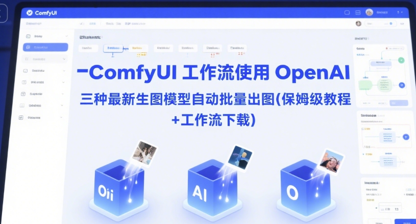 ComfyUI 工作流使用 OpenAI 三种最新生图模型自动批量出图(保姆级教程+工作流下载)-创浪聊项目
