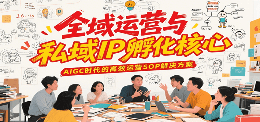 全域运营与私域IP孵化核心，AIGC时代的高效运营SOP解决方案-创浪聊项目