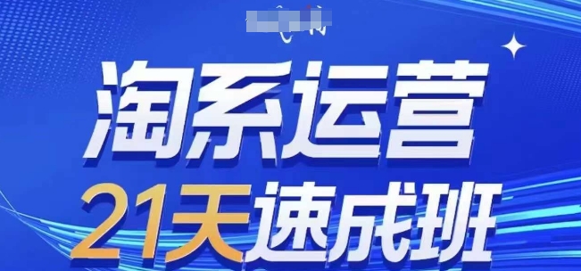 淘系运营21天速成班(更新25年7月)，0基础轻松搞定淘系运营，不做假把式-创浪聊项目