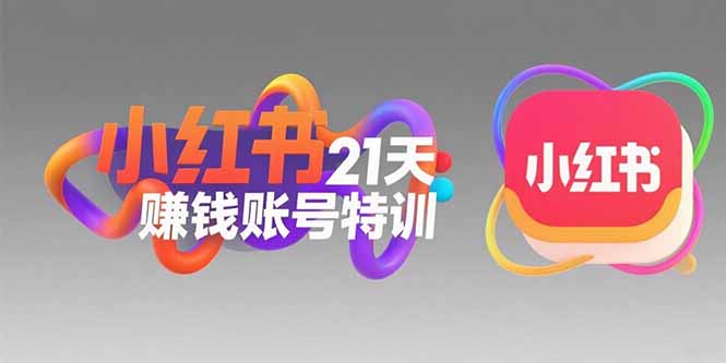 小红书21天赚钱账号特训：黄金定位技巧，高转粉文案创作，科学引流策略-创浪聊项目