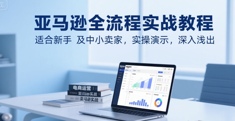 亚马逊全流程实战教程，适合新手及中小卖家，实操演示，深入浅出-创浪聊项目