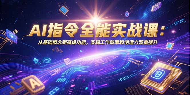 AI指令全能实战课：从基础概念到高级功能，实现工作效率和创造力双重提升-创浪聊项目
